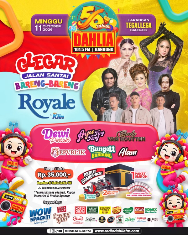 GLEGAR JALAN SANTAI 56 TAHUN RADIO JUARA